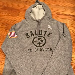 Women’s Pittsburg Steelers Nike Thermafit Hoodie M